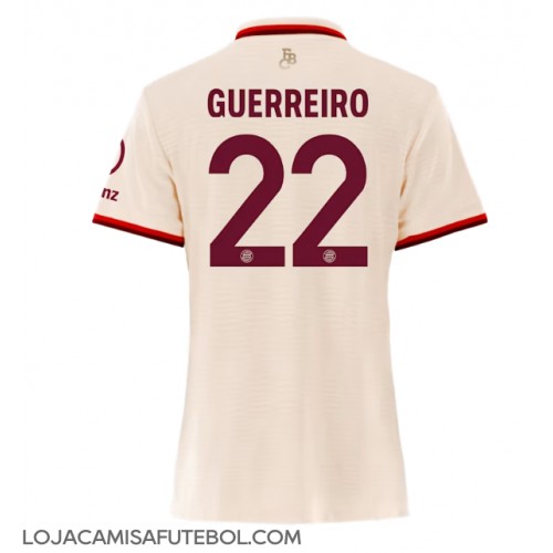 Camisa de Futebol Bayern Munich Raphael Guerreiro #22 Equipamento Alternativo Mulheres 2024-25 Manga Curta